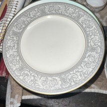 Franciscan RENAISSANCE (GREY GOLD TRIM) Salad Plate 8 3/8&quot; - £23.52 GBP