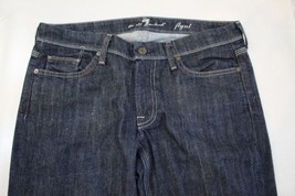  7 For All Mankind Women&#39;s Bootcut Flint Blue Jeans Waist 31 Size 12 - £23.67 GBP