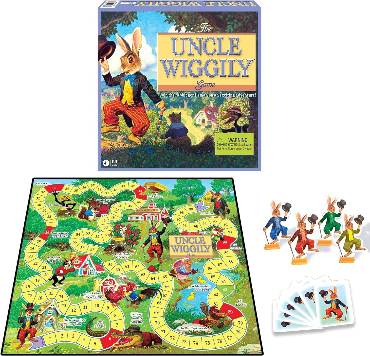 Winning Moves Uncle Wiggily Games USA The Classic Child's First Reading Game for - $35.09