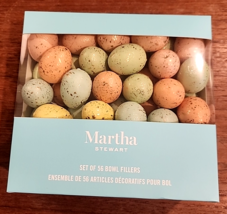 Nib 56 Martha Stewart Pastel Easter Collection Bowl Filler Eggs 1.5&quot; Ship Free - $21.73