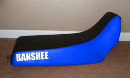 Yamaha Banshee Seat Cover Blue and Black With Banshee Logo - £27.52 GBP
