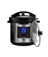 MegaChef 6 Quart Stainless Steel Electric Digital Pressure Cooker with Lid - £94.54 GBP