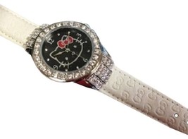 AUTHENTIC SANRIO Hello Kitty Embossed Belt Watch NEW IN BOX - £27.53 GBP