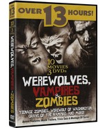 Werewolves, Vampires and Zombies [DVD] (10 Movies - 3 Disc Set) - $32.19