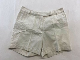 Jessica Sport Beige Shorts Women&#39;s Size 10 Flat Front Cotton Casual - $8.90