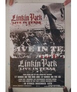 Linkin Park Poster Album DVD Promo Live In Texas Sanitarium Tour Mint - $36.57 CAD