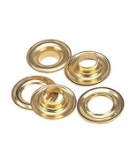 144 QTY-C.S. Osborne - No.G1-00 BRASS Grommets and Plain Washers,size 00... - $10.98