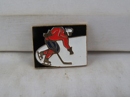 Vintage Soviet Pin - Soviet Hockey Player - Stamped Pin  - $15.00
