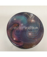 Empty round candy tin container millennium 2000 sarris candies cookie gi... - $27.01 CAD