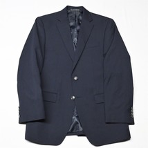 Michael Kors 38R Navy Blue Wool Mens Blazer Sport Coat Jacket - £54.23 GBP