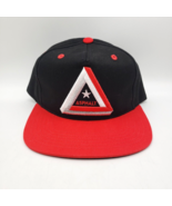 ASPHALT YACHT CLUB Snapback Hat Black &amp; Red Skateboarding Nyjah Huston NEW - £7.77 GBP