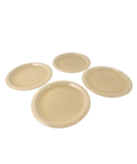 Vintage Set 4 Franciscan Primary Sand 9&quot; Lunch Plates Earthenware Sea Sc... - £22.83 GBP