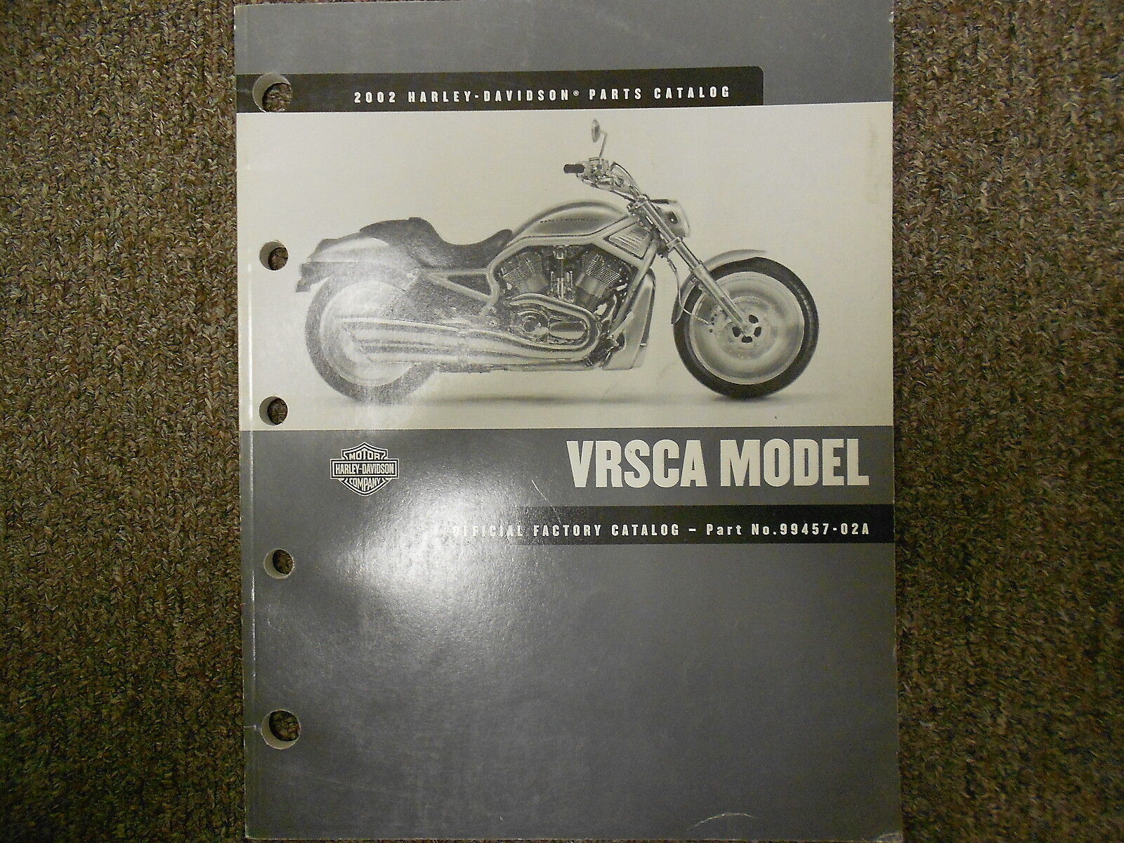2002 Harley Davidson VRSCA Parts Catalog Manual OEM 99457-02 - $19.99