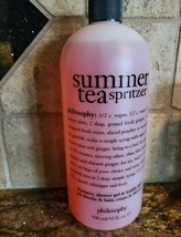 New, Sealed! Philosophy Summer Tea Spritzer Shampoo Shower Gel Bubble Ba... - $14.95