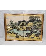 Nijo Castle Maru Garden Japanese Folding Screen Art 16&quot; X 11&quot; - €35,79 EUR