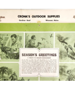 1975 Cronk&#39;s Outdoor Supplies Remington Calendar Wiscasset Maine Hunting... - €25,73 EUR