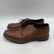 George Mens Brown Leather Lace Up Dress Shoes Size 9  - £9.10 GBP