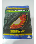 Godzilla Limnited Edition Steelbook Tm Mastered 4K - Blu-Ray Spanish English Am - $1,341.40 MXN