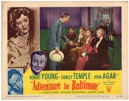 *ADVENTURES IN BALTIMORE (1949) Shirley Temple, Robert Young &amp; John Agar #6 - £35.97 GBP