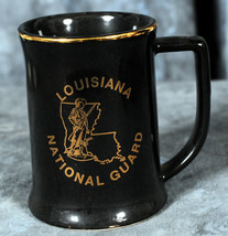 Louisiana National Guard Black and Gold China Mug - $2.50