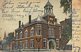Higginsville Missouri City Hall~A J Althoff Published Postcard 1907 - £5.99 GBP