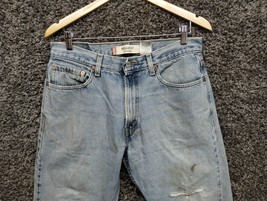 * VTG Levis 505 Jeans Men 32x27 Blue Regular Fit Straight Leg Casual Pants - £18.08 GBP