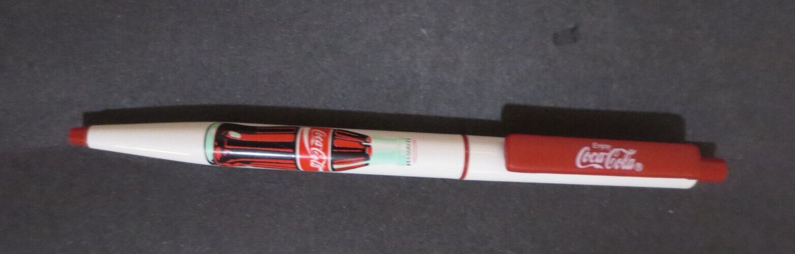 Primary image for Enjoy Coca-Cola Ballpoint Click Pin with Bottle Ink has Dried Up