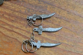 1 hand forged key chain knife in damascus steel new from the Eagle Collection - £14.79 GBP