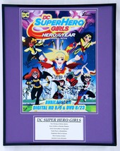 DC Superhero Girls Cast Signed Framed 16x20 Poster Display 2017 SDCC - £197.83 GBP
