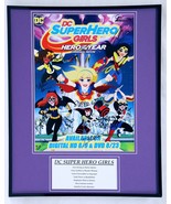 DC Superhero Girls Cast Signed Framed 16x20 Poster Display 2017 SDCC - £194.61 GBP