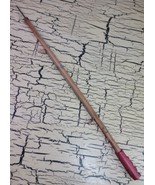 Antique VTG SCOVILL Wood Ice Fishing Pole Wooden Spike USA Rare Fisherman - $46.42 CAD