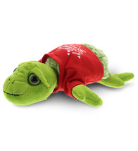 I Love You Cute Plush Green Sea Turtle Small With Red Shirt - 9 Inches - $37.99