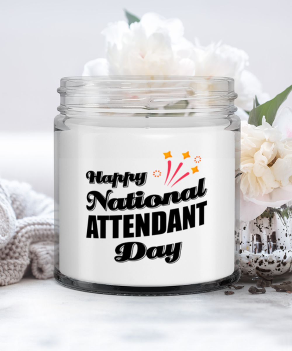 Funny Attendant Candle - Happy National Day - 9 oz Candle Gifts For Co-Workers  - £15.94 GBP