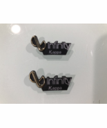 PAIR OF INFINITY KAPPA SPEAKERS FRONT GRILL BADGES - $35.04 CAD
