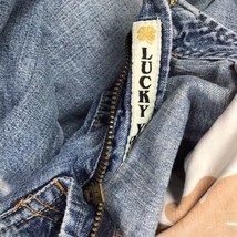 Vtg Lucky Brand Dungarees Jeans Womens Size 16/33 Denim USA Gene Montesano - £18.65 GBP