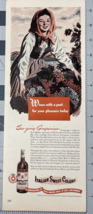 1944 Italian Swiss Colony Vintage Print Ad Wine Making Asti California Grapes - £7.74 GBP