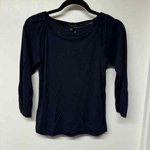 Ann Taylor Womens Navy Blue Jersey Knit Blouse Size XXS Petite Top Boat ... - £20.15 GBP