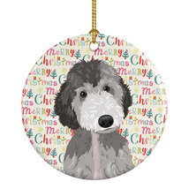 Doodle Silver #1 Christmas Ceramic Ornament Christmas Tree Hanging Decor... - $34.70