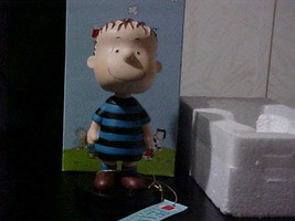 6&quot; Peanuts Linus Bobble Head Figurine By Westland Mint With Box - £58.96 GBP