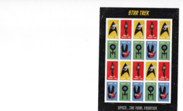 US Stamps/Postage/Sheets Sc #5135a Star Trek 50th Anniv MNH F-VF OG FV 13.60 - £14.65 GBP
