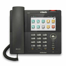 Vtech VSP861 ErisTerminal SIP Color TouchScreen 8 line Phone POE Deskset DECT 6 - $96.17