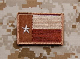 Tan Texas State Flag Lone State Patch Navy SEAL AOR1 Lone Star Survivor ... - $9.25
