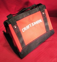 Craftsman V20 Tool Bag 11x8.5x7" Red With Black, Holds Up To 2 Tools+Batts - New - $13.95