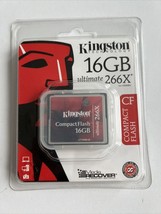 Kingston Ultimate 16 GB 266x CompactFlash Memory Card - $57.69