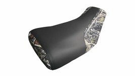 Fits Honda Rancher TRX 420 Seat Cover 2015 To 2017 Black And Camo Seat Cover - $32.90