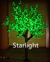 6ft Outdoor Green LED Cherry Blossom Tree Christmas Light Home Decor Rai... - £317.38 GBP