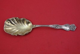 Cherry Blossom by Blackinton Sterling Silver Sugar Spoon shell GW 5 3/4&quot; - £69.14 GBP