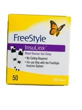 FreeStyle InsuLinx Blood Glucose Test Strips 50 pcs - £45.29 GBP