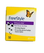 FreeStyle InsuLinx Blood Glucose Test Strips 50 pcs - $59.28