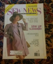 009 Vintage June 1991 Sew News Magazine For People Who Sew - £9.59 GBP